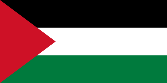 Die Flagge Palästinas